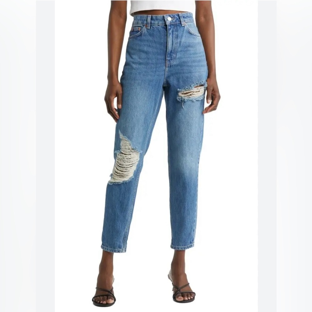 Top Shop Ankle Mom Jeans sz W 30 L 30
